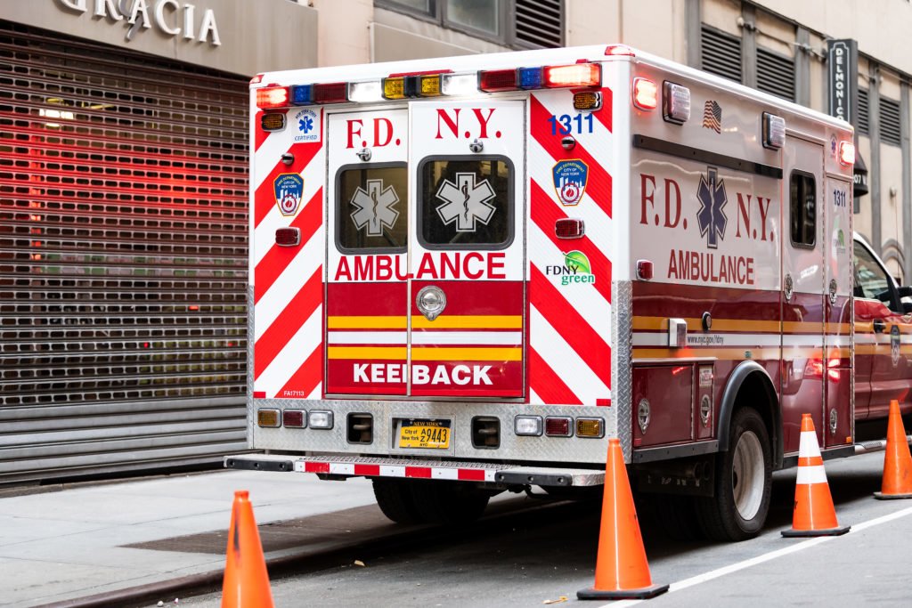 New York City has seen an unprecedented increase in 911 calls due to COVID-19. Adobe Stock image.
