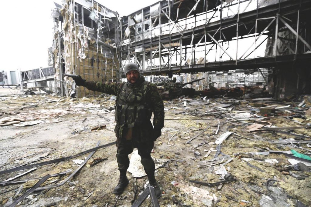 battle for the Donetsk airport, coffee or die