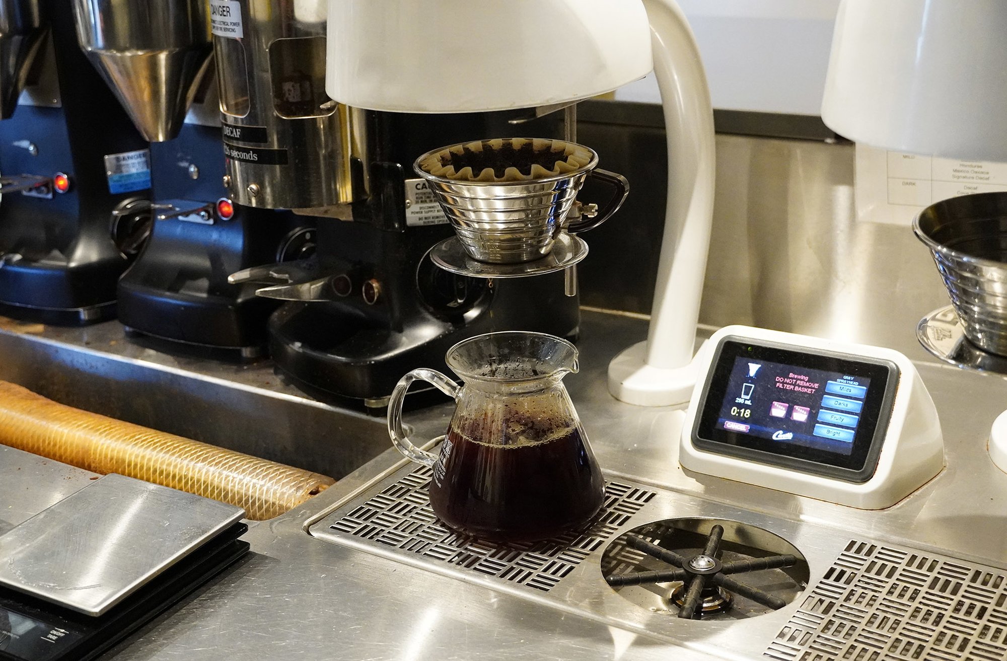 Japanese iced pour over coffee