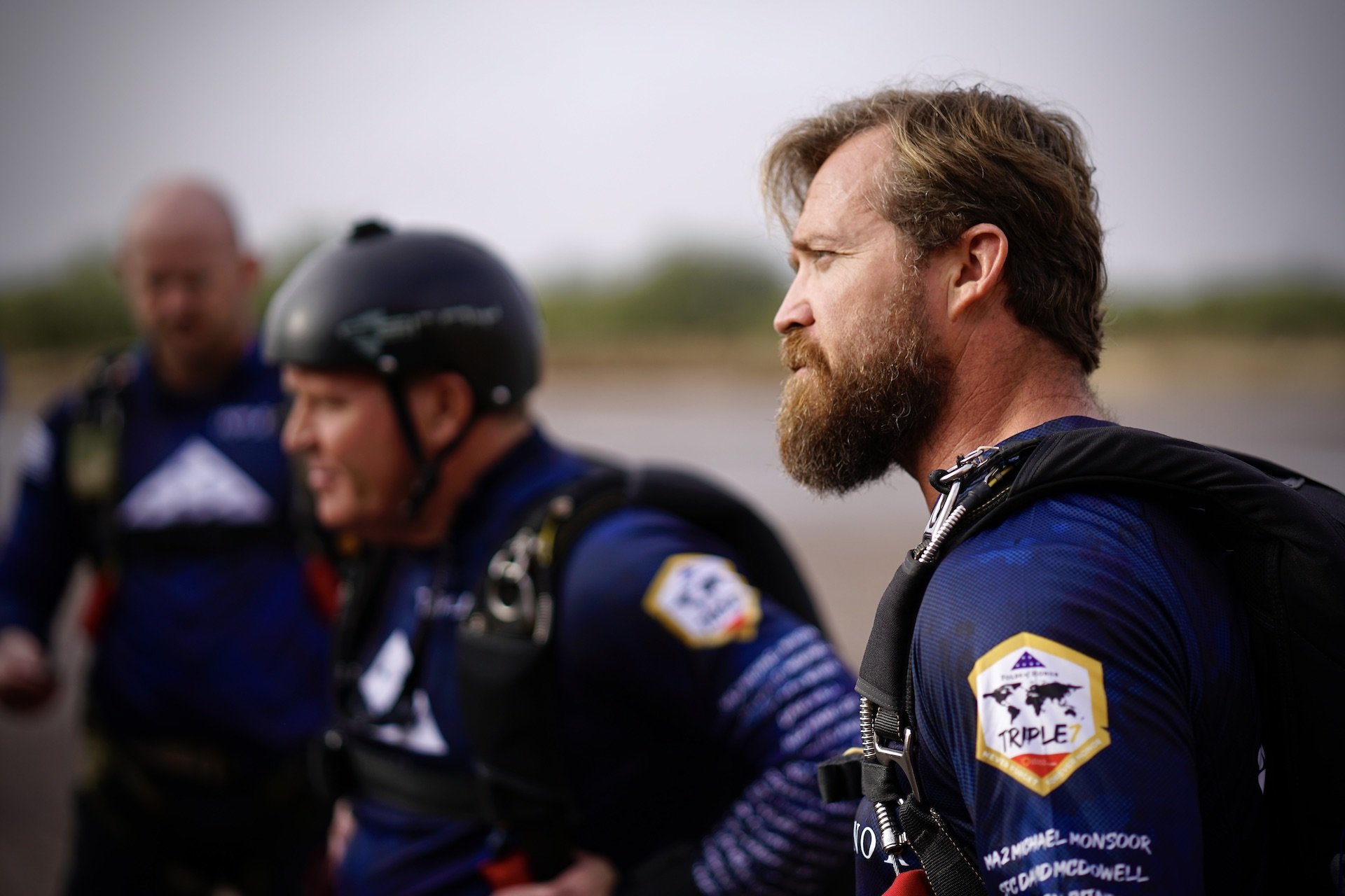 Triple 7 team skydiving record: Nick Kush