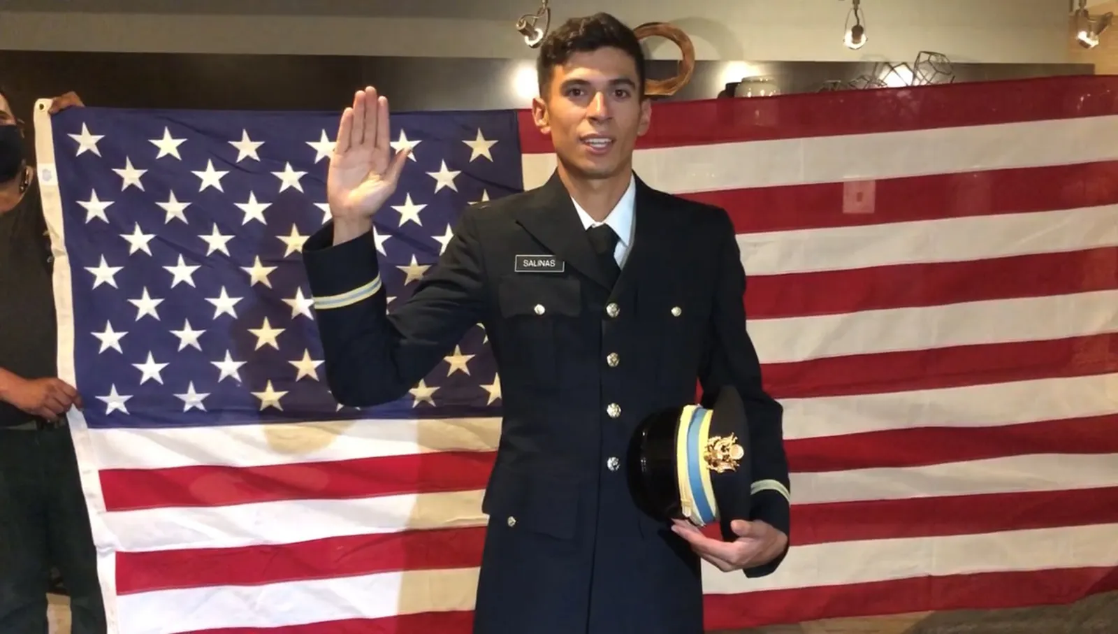California State Cadet Takes Break from Fighting Forest Fires To Be Commissioned