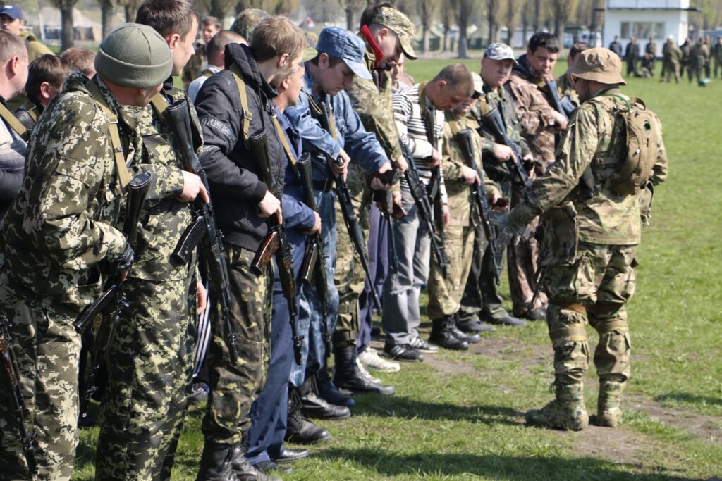 Ukrainian volunteers