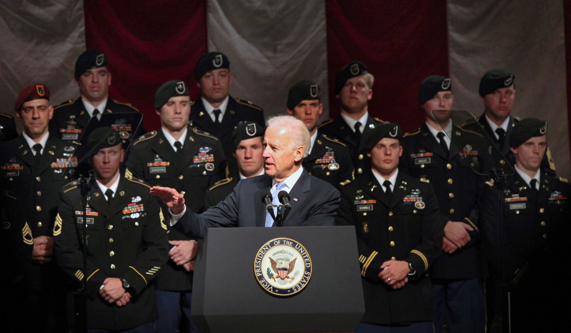 Joe Biden policies for veterans and active-duty military