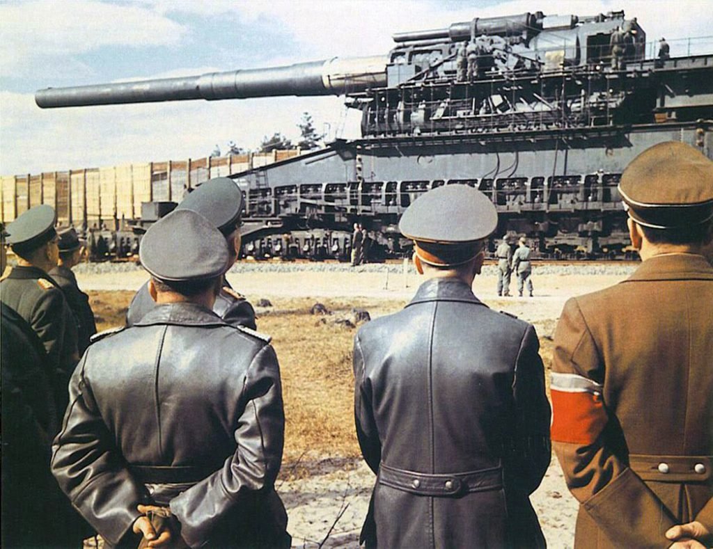 Hitler Gustav railway gun coffee or die 