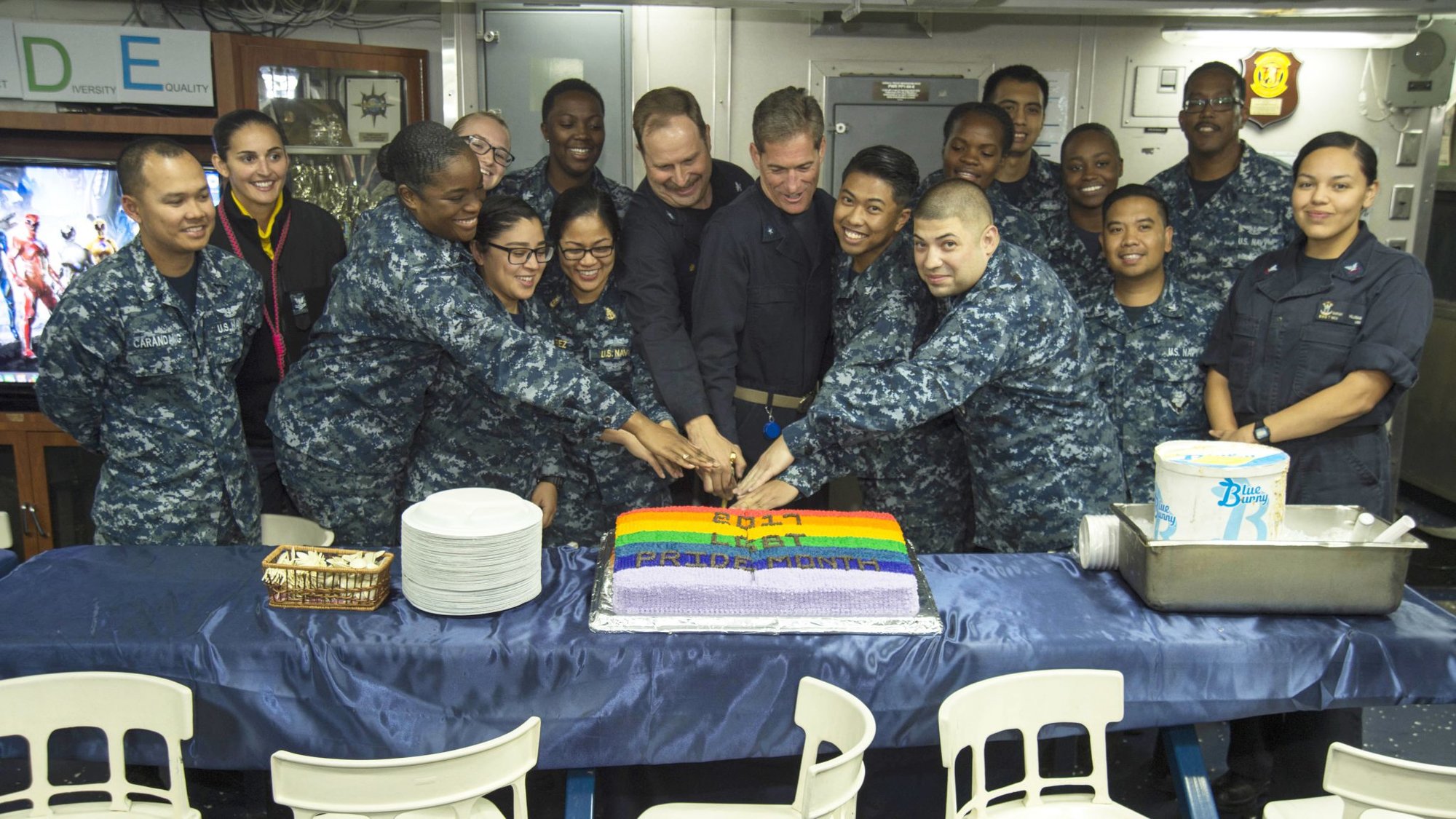 LGBT Pride Month celebration, USS Bonhomme Richard