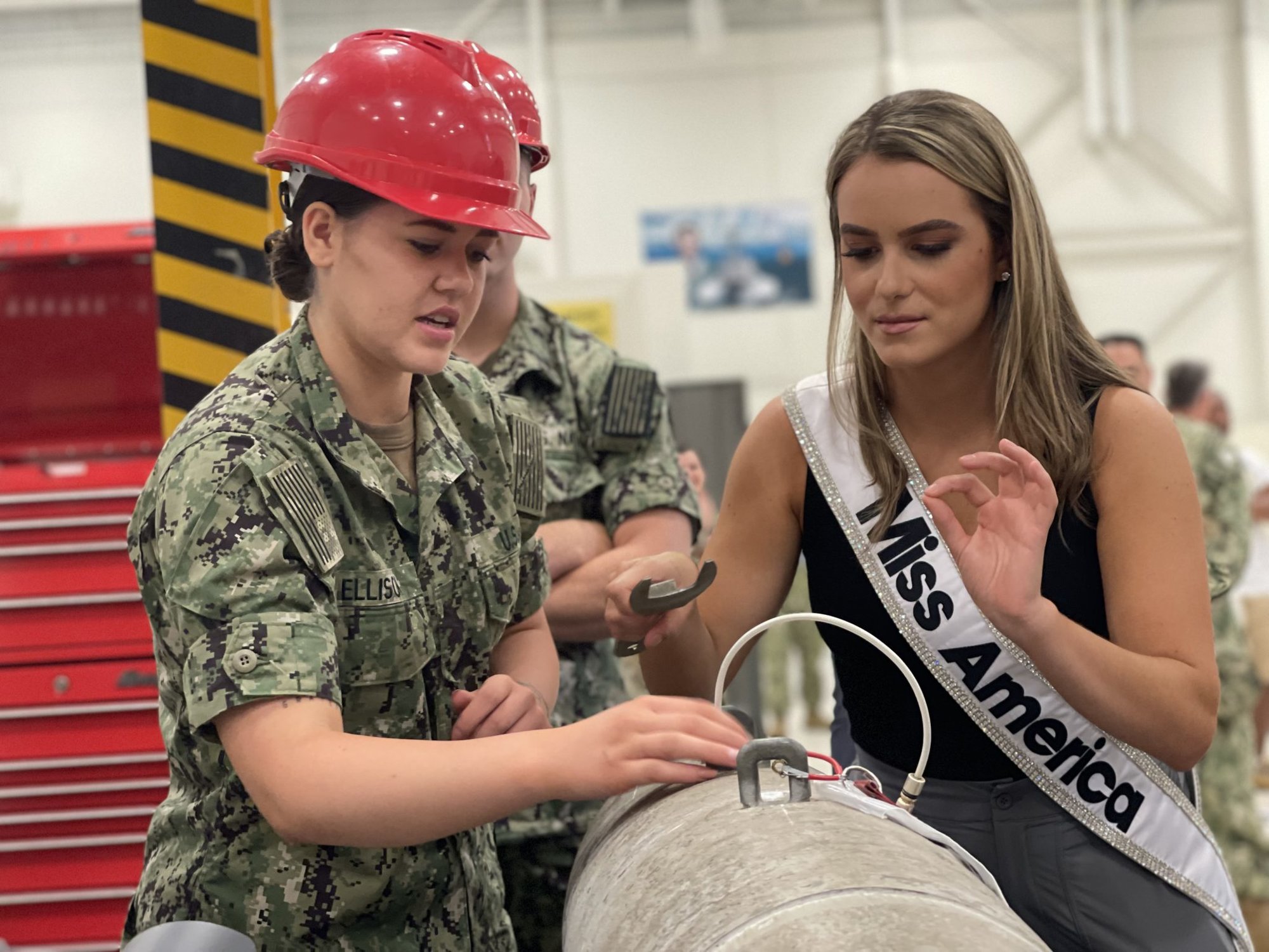 2021 USO tour Pensacola, Miss America