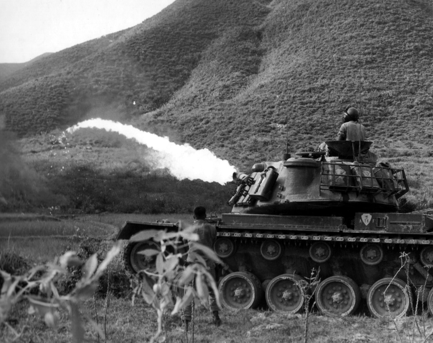 flamethrower tanks marines Vietnam coffee or die