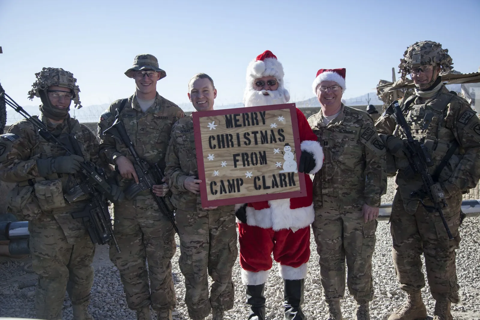 Christmas Afghanistan coffee or die