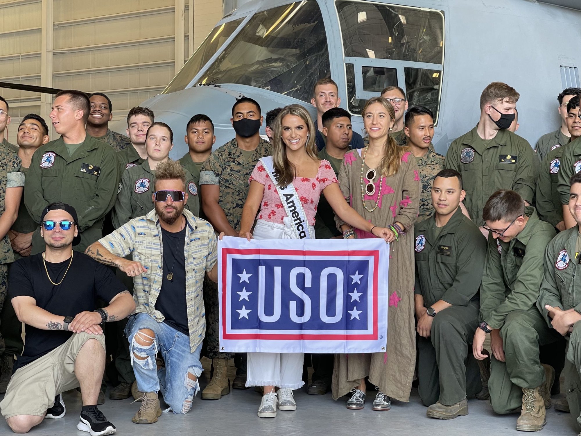 USO, Miss America Camille Schrier