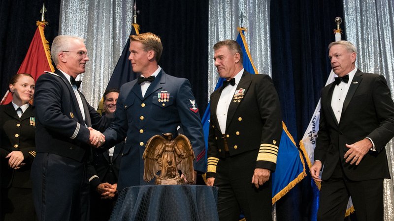 Coast Guard rescue swimmer