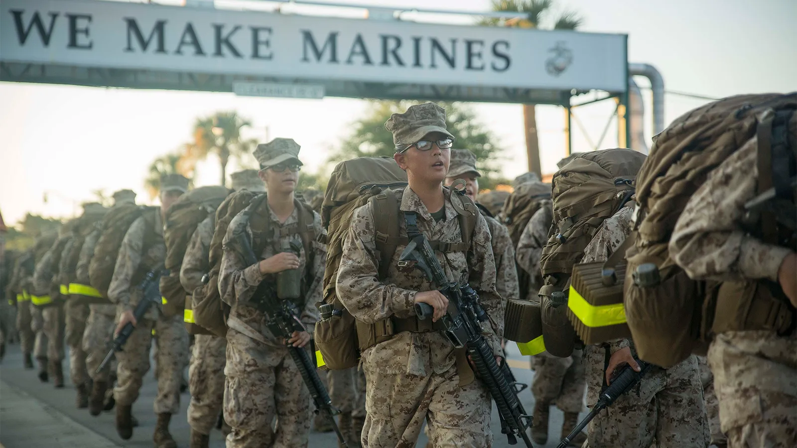 Parris Island recruit