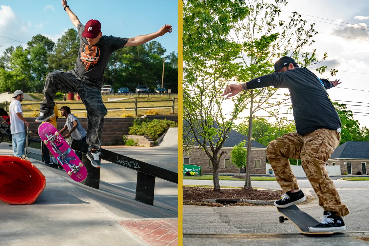 skateboarding