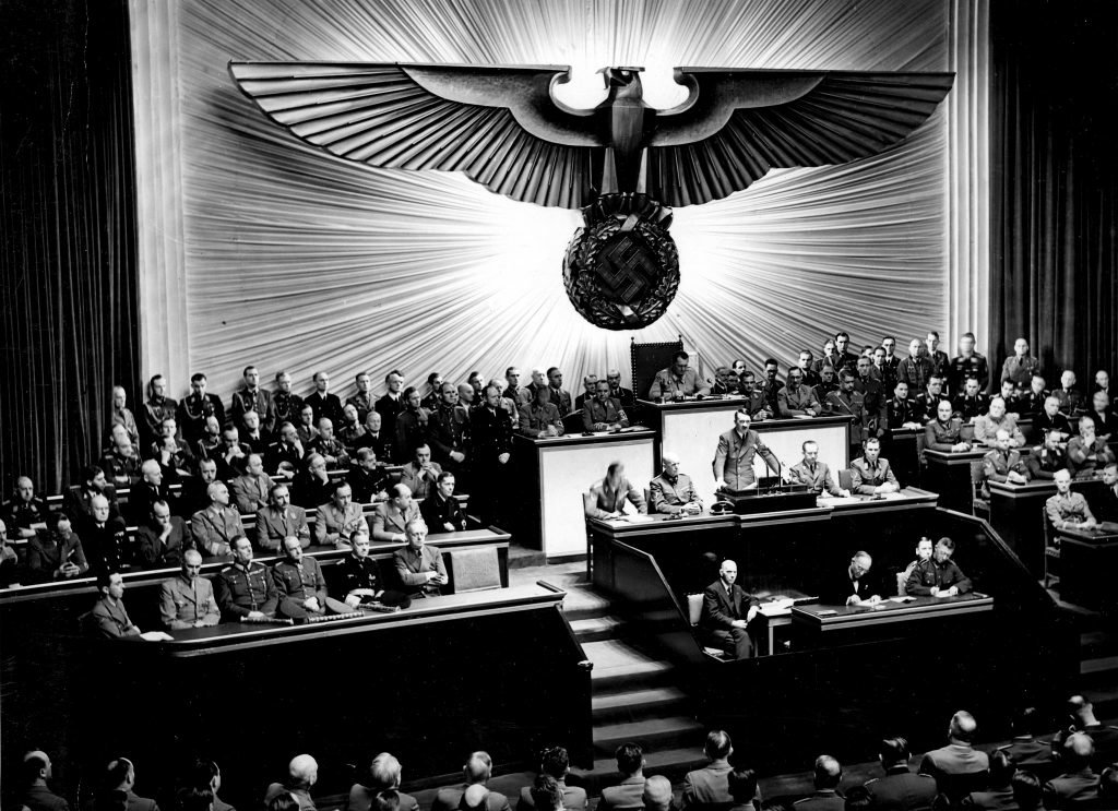 World War II Hitler declares war coffee or die 