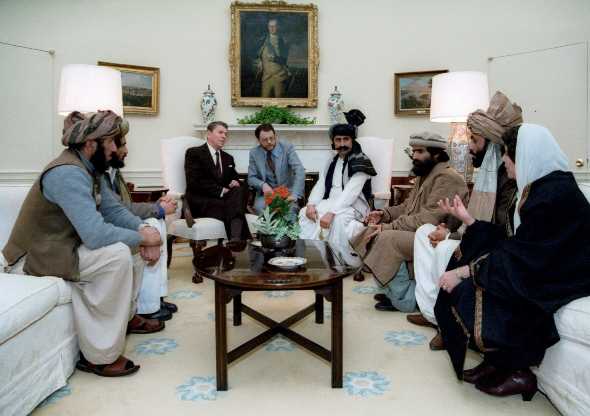 Afghan Mujahideen Reagan coffee or die 