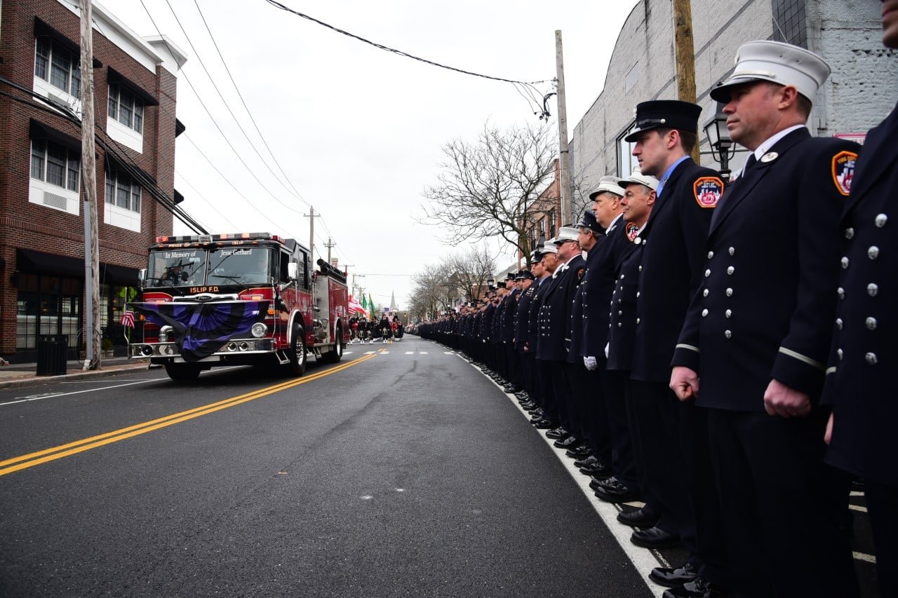 two firefighters