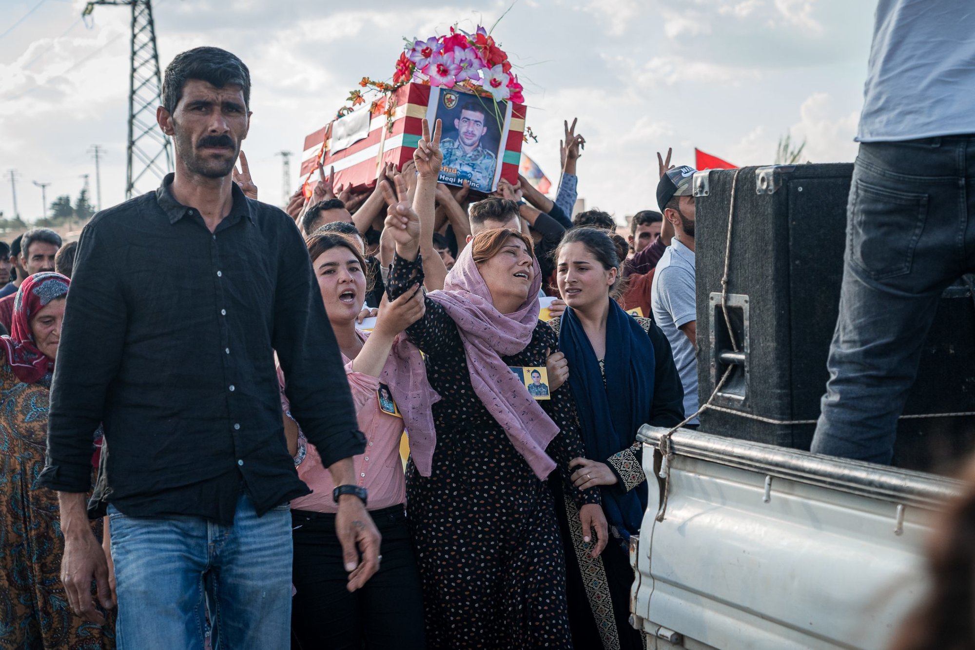 funeral in Kobani SDF