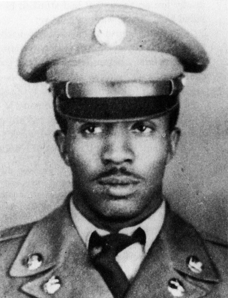 Private First Class William H. Thompson, United States Army. Recipient of the Medal of Honor for his actions in the Korean War.