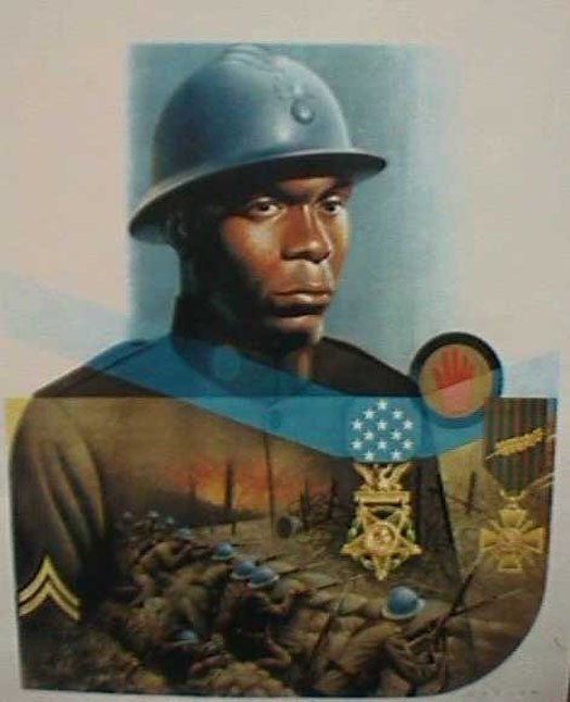 This image of Cpl. Freddie Stowers was generated by Army forensics from photos of his mother and sisters. (Photo Credit: Photo Courtesy of South Carolina Military Museum)