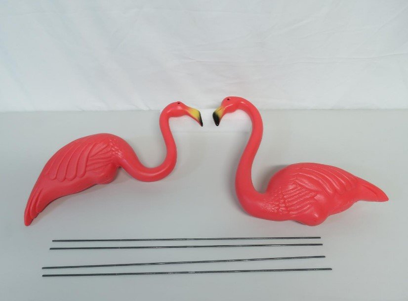 Plastic Pink Flamingo