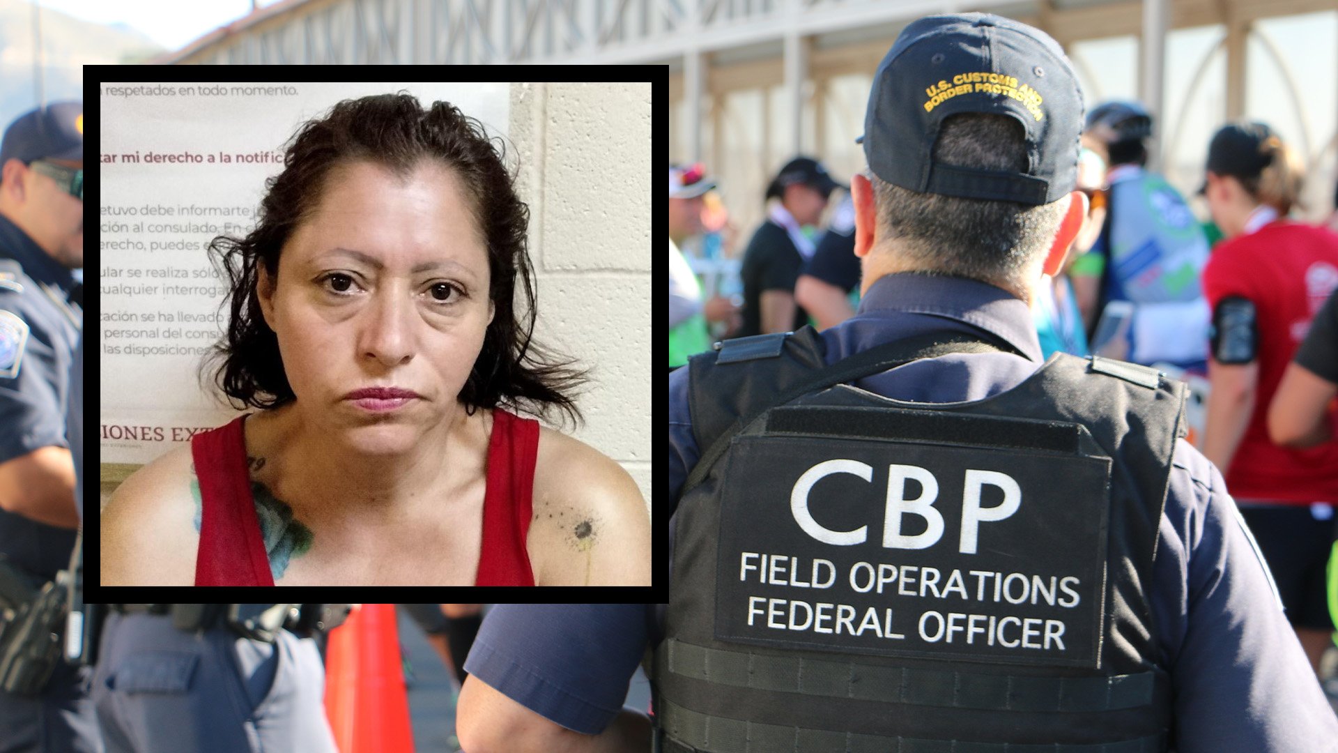Murder suspect Gloria Villa Avila, 41, was taken into custody on Monday, Aug. 29, 2022, at the international border with Mexico. An indictment alleges she killed Ismael Rodriguez, 44, in September of 2019 in Nashville, Tennessee. Coffee or Die Magazine composite.