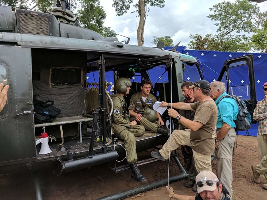 Todd Robinson directs actors during the battle scenes of "The Last Full Measure" shot in Thailand. Photo courtesy of IMDb.
