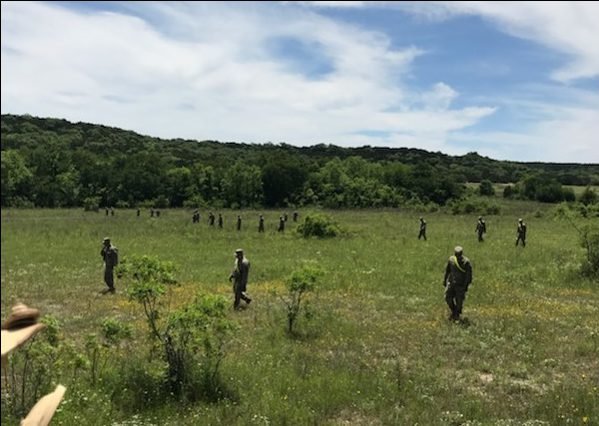 Soldiers from the 3rd Cavalry Regiment conduct ongoing searches of the training area at Fort Hood, Texas, for missing Trooper Pfc. Vanessa Guillen. Photo courtesy of the U.S. Army. coffee or die