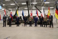 Representatives from nine NATO countries gathered at Tapa army base in Estonia and pledged more military aid for Ukraine. Photo courtesy UK Ministry of Defence.