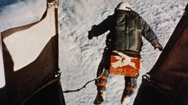 In 1960, as part of an experiment to test escape options for pilots ejecting from aircraft at extreme altitudes, US Air Force Capt. Joseph Kittinger jumped to Earth from space. US Air Force photo.