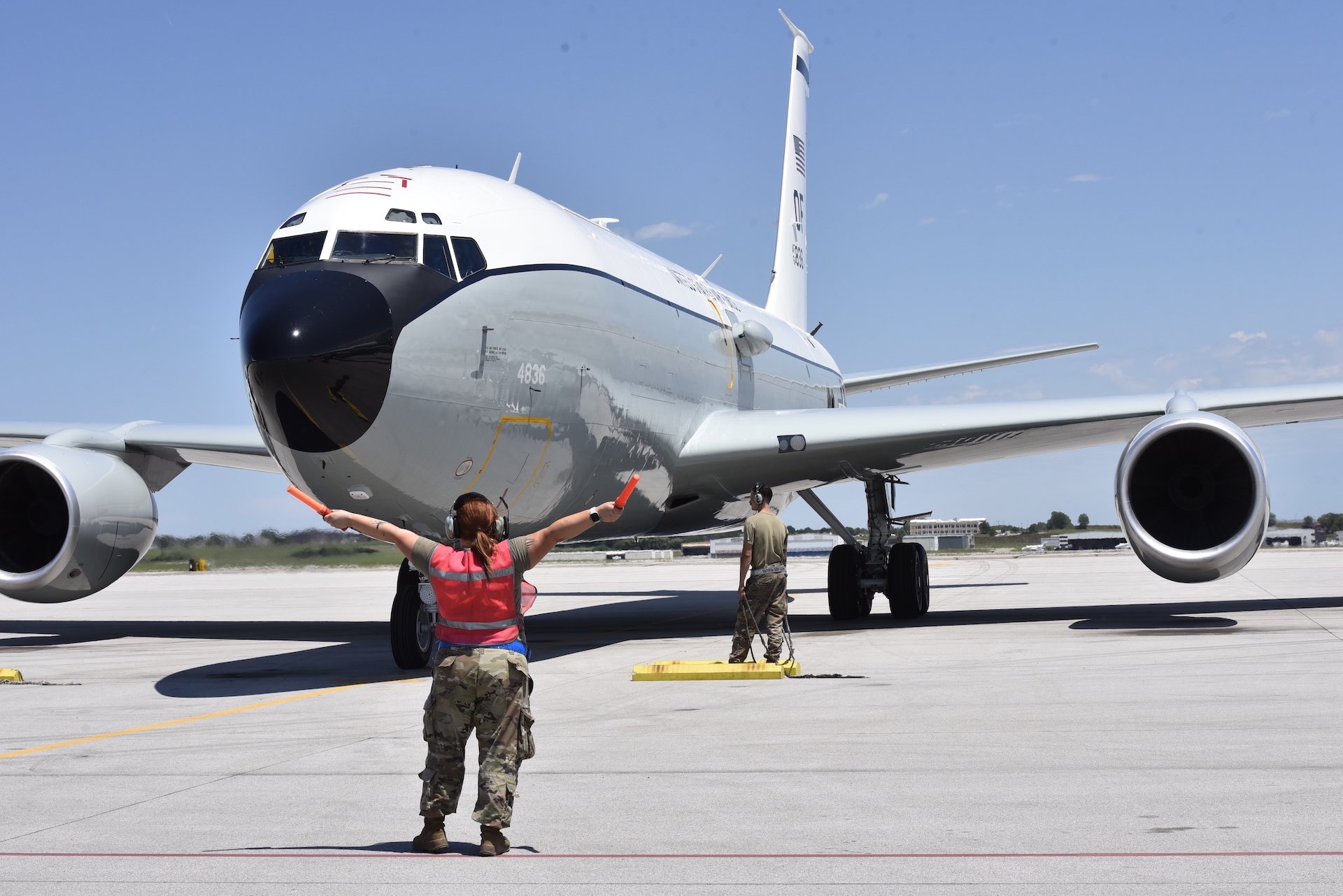 Team Offutt welcomes first WC-135R to its fleet