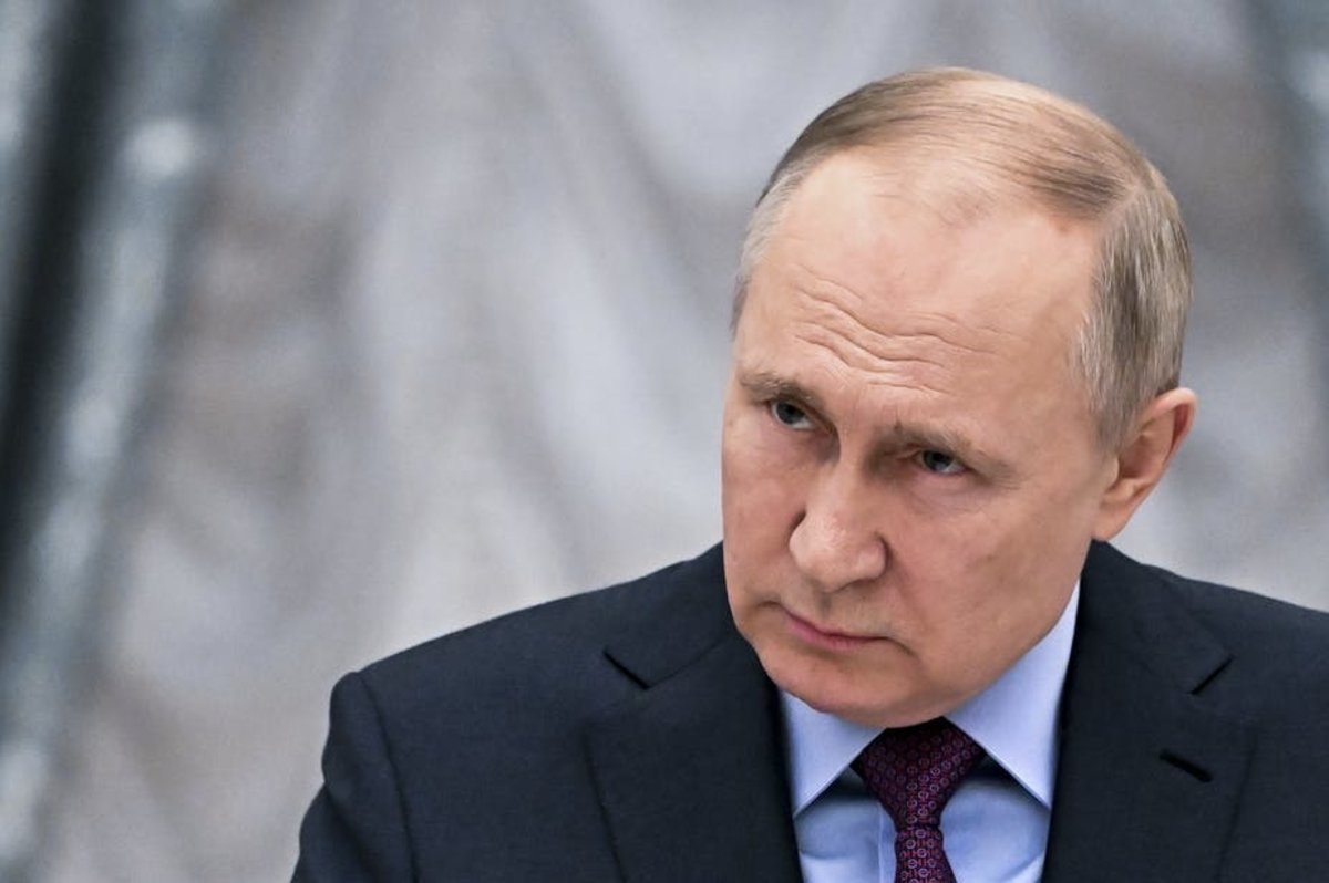 Russian President Vladimir Putin has claimed the war on Ukraine is a ‘peacekeeping mission.’ Mikhail Klimentyev, Sputnik, Kremlin Pool Photo via AP/The Conversation.