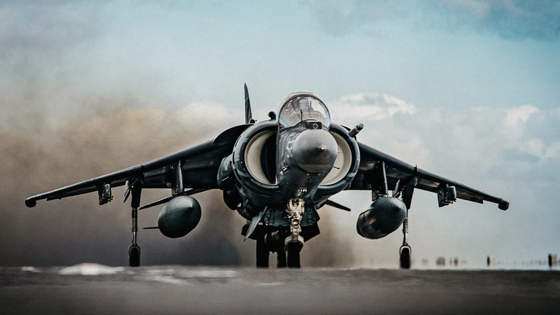 Harrier jet
