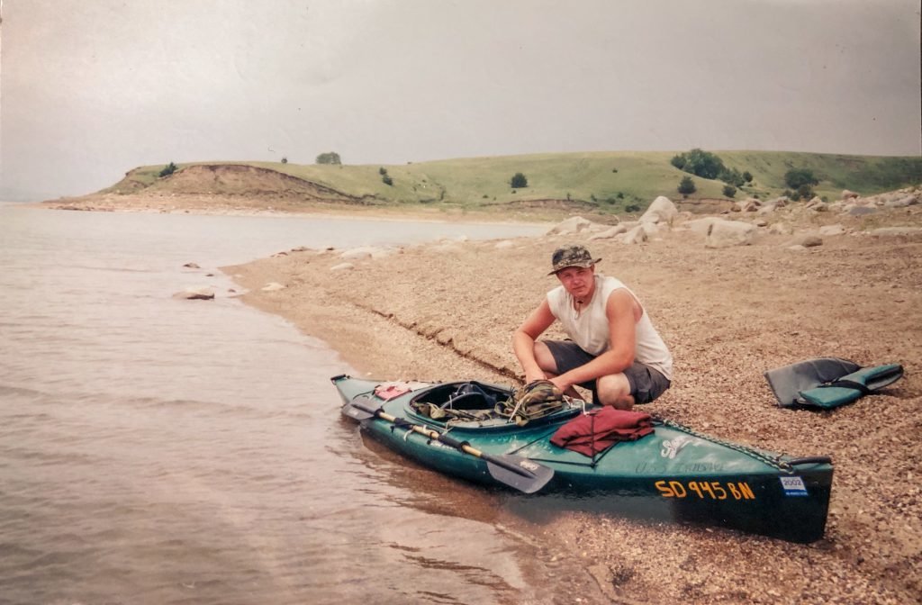 Marty Skovlund kayak coffee or die