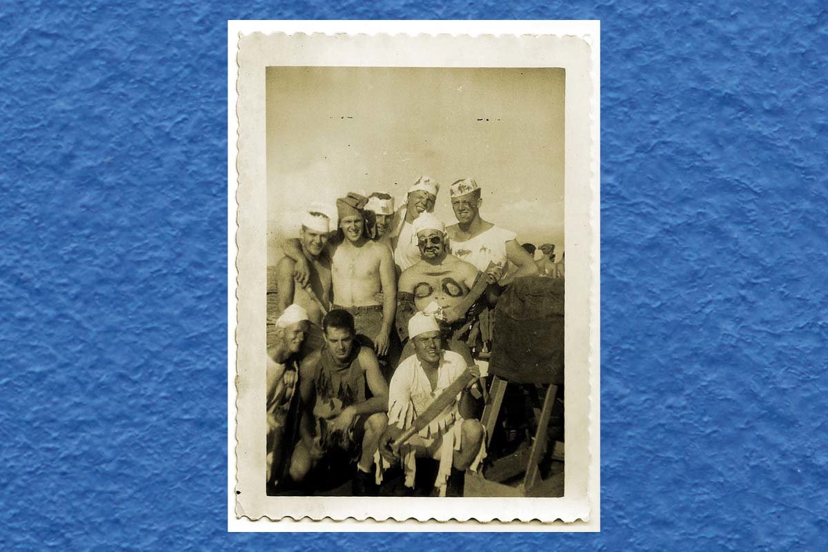 shellback equator ceremony navy coffee or die 