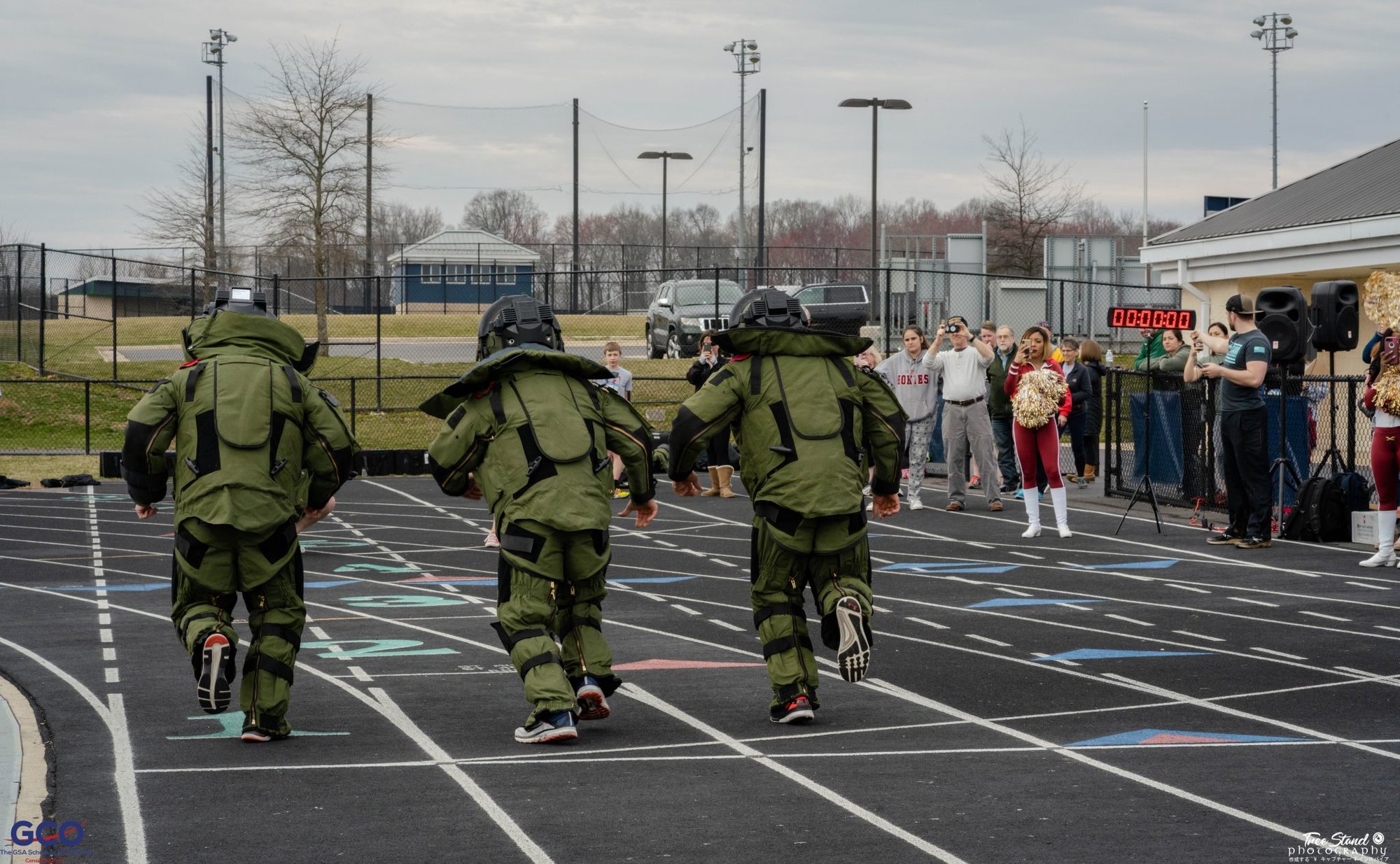 bomb suit run