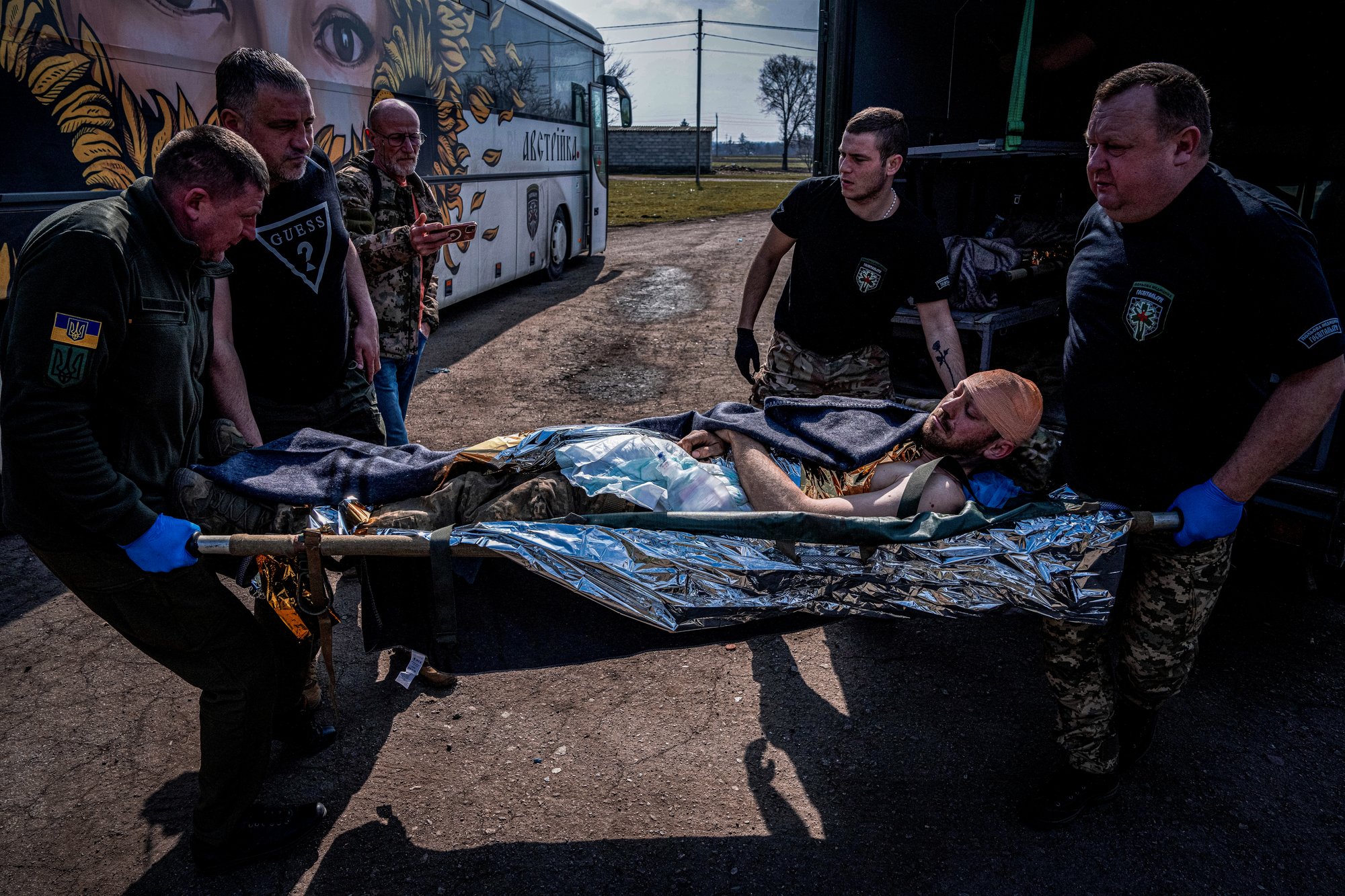 ukrainian wounded soldier