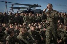 A new Marine Corps order prohibits Marines from traveling to parts of Europe because of Russia’s war in Ukraine.
US Marine Corps photo by Lance Cpl. Stormy Mendez.