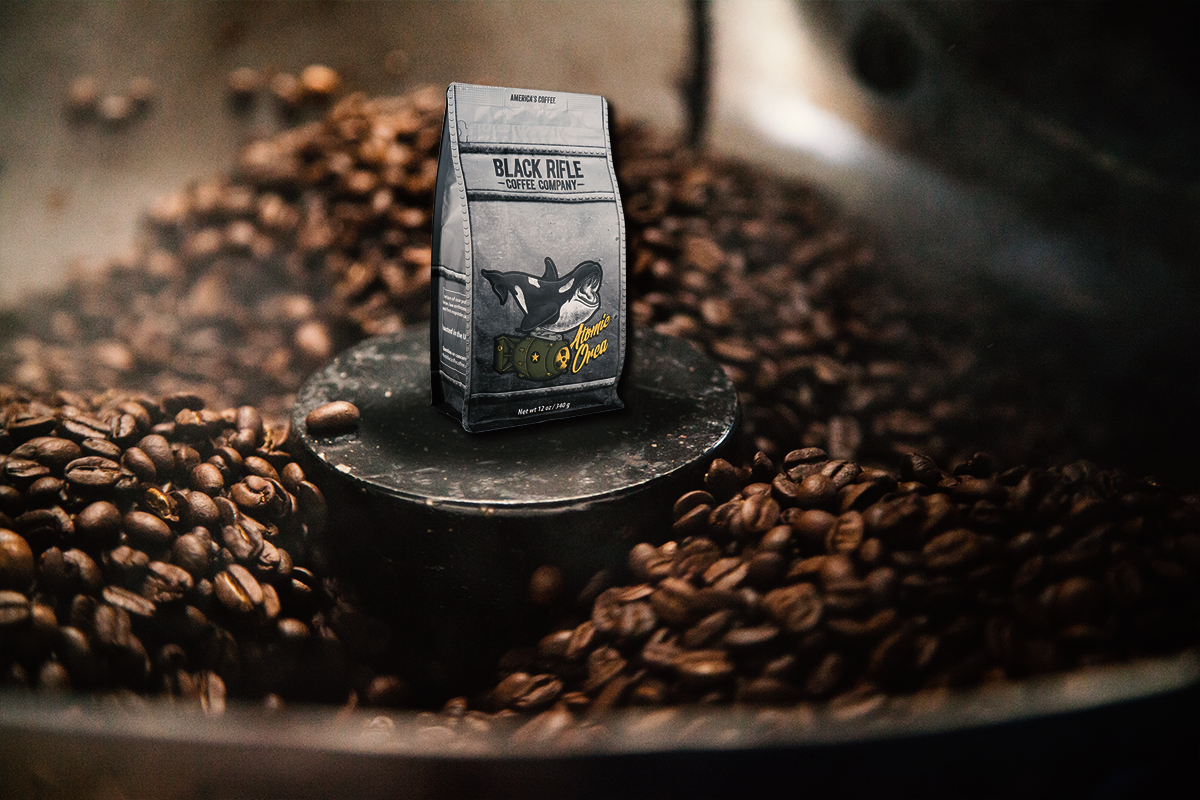 papua new guinea wet process atomic orca black rifle coffee company exclusive coffee subscription. Graphic by Luke Ryan/Coffee or Die.