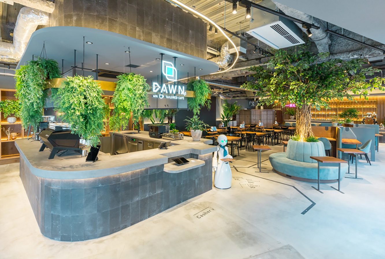 Dawn Avatar Robot Cafe in Tokyo, Japan