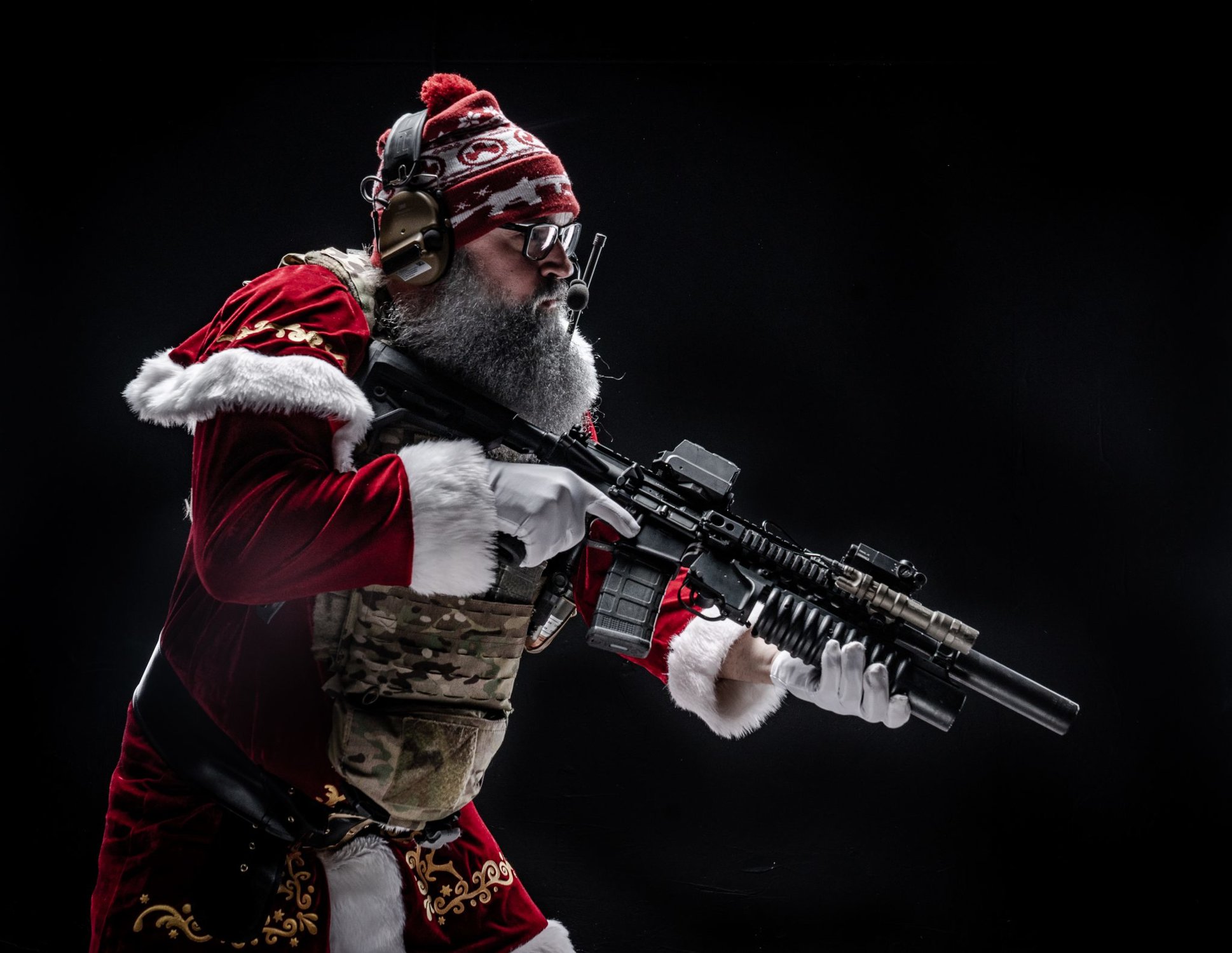 black rifle coffee company santa clause santa tactical training