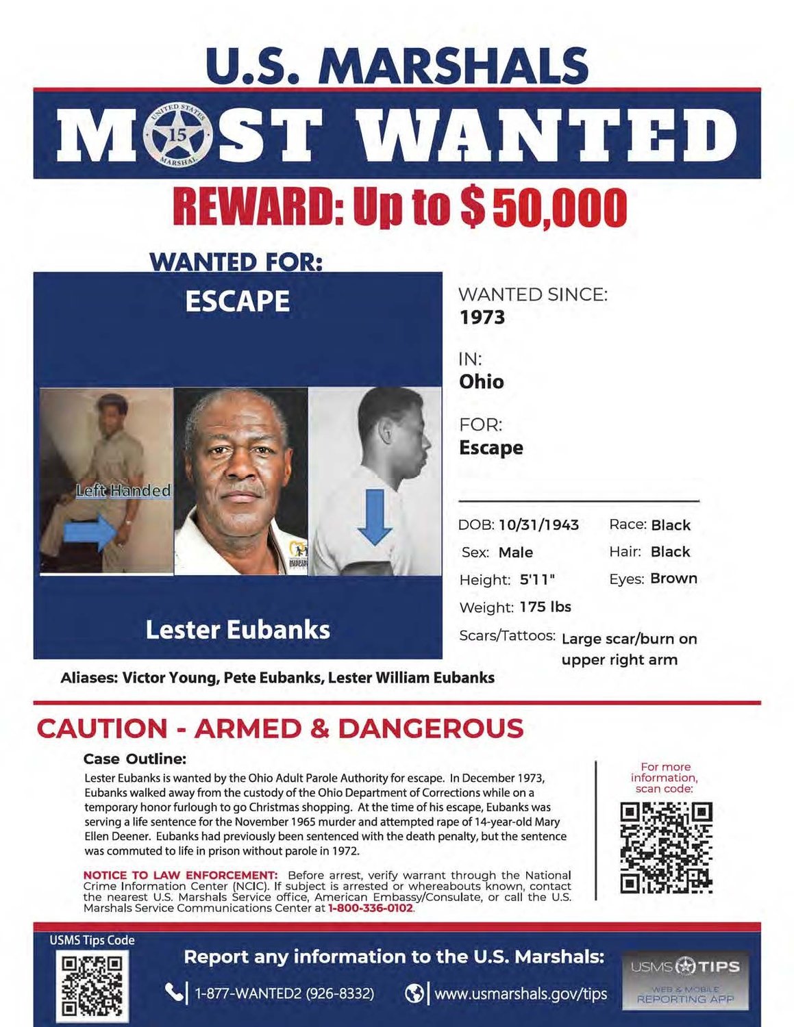 Most Wanted Lester Eubanks