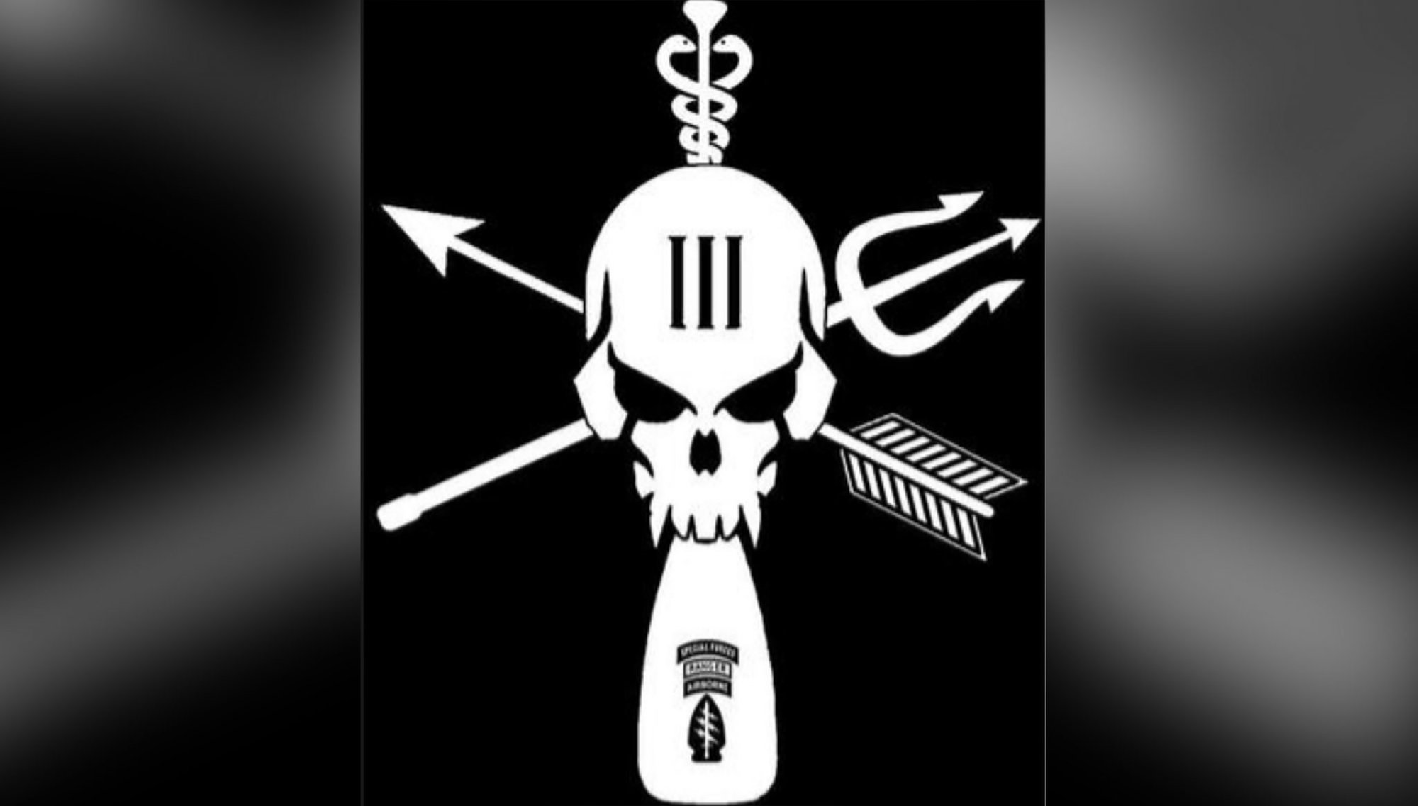 Original logo for Trauma 3, the 18 month special operations medical course at the John F. Kennedy Special Warfare Center. (U.S. Army)