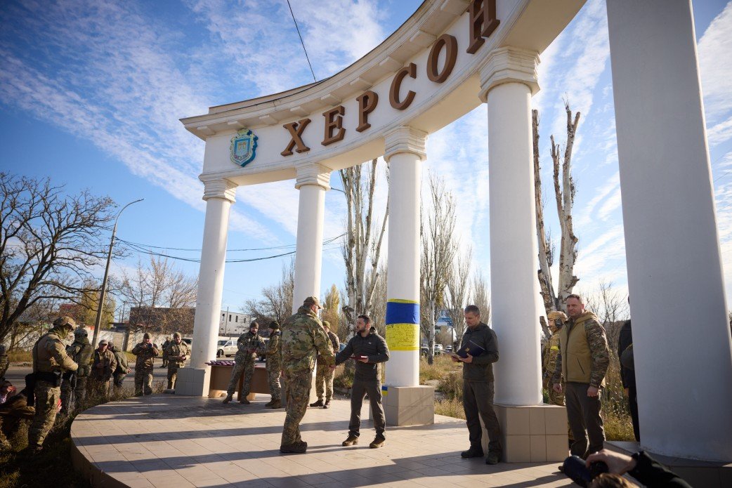 Zelenskyy in Kherson