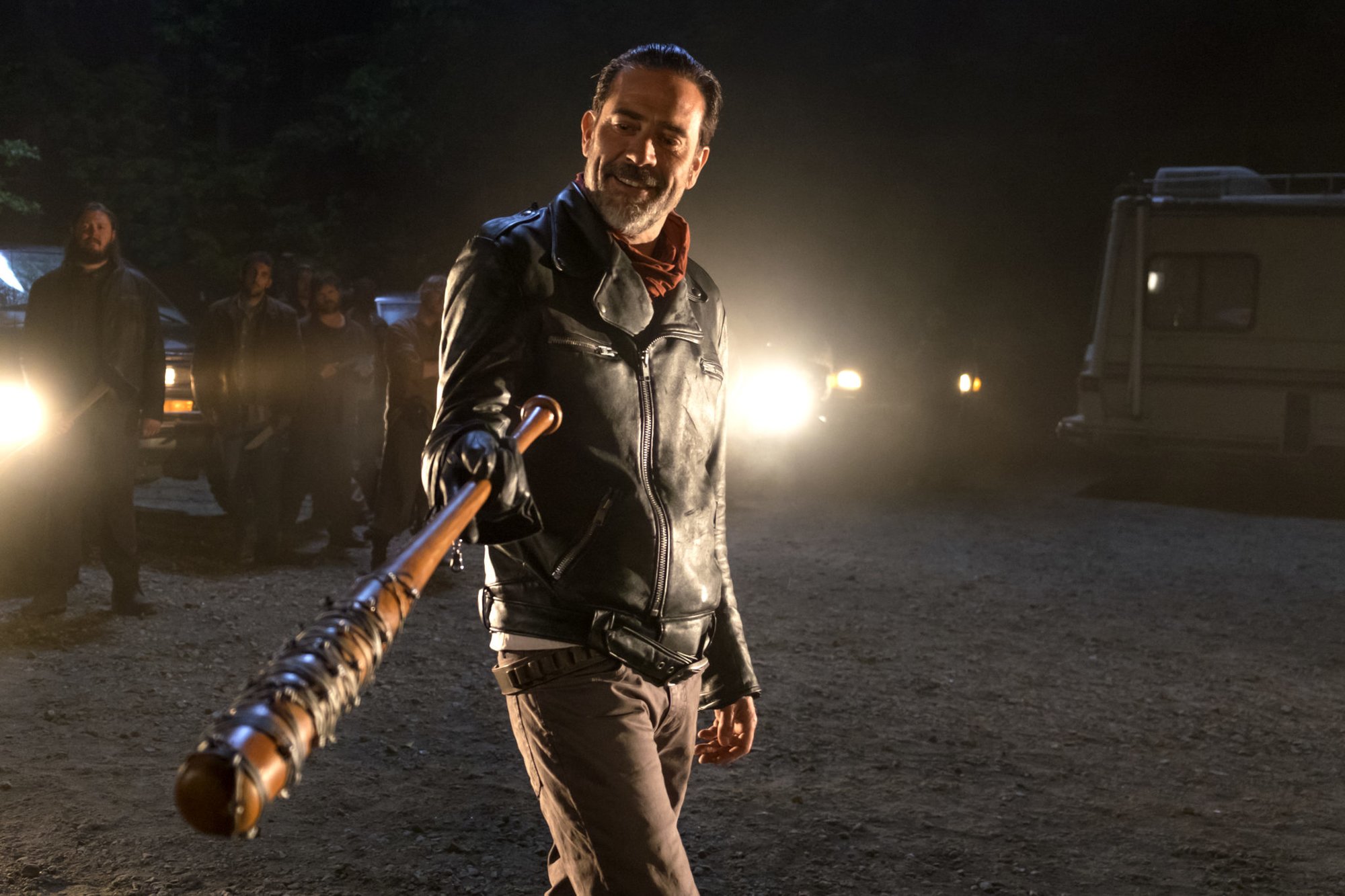 Jeffrey Dean Morgan as Negan in The Walking Dead. Photo by Gene Page/AMC.