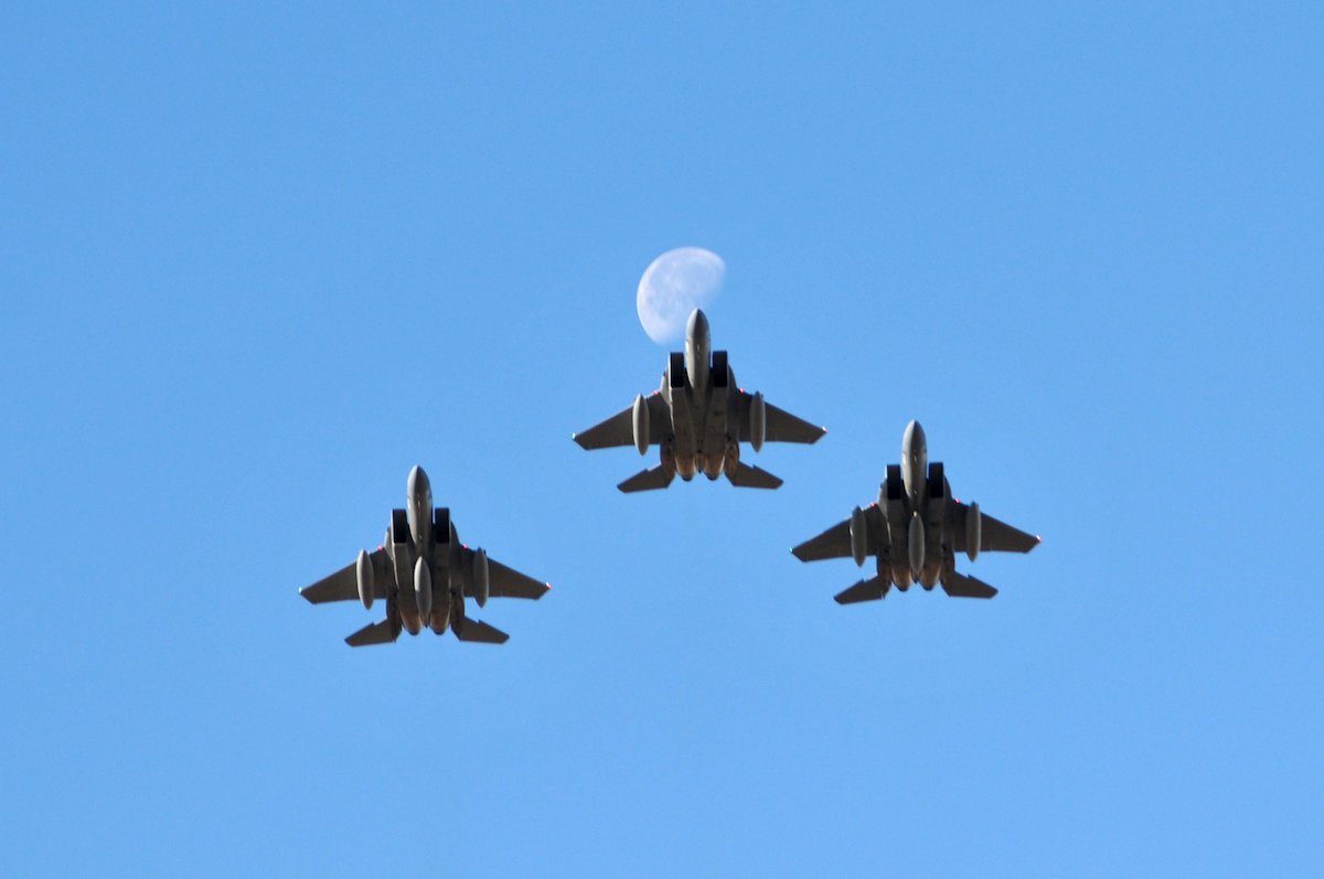 Final 120th Fighter Wing F-15 flight