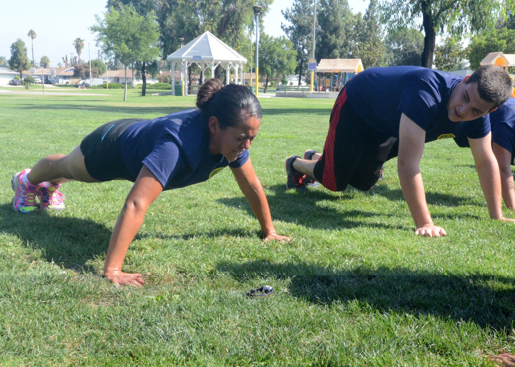 Recruiting Station Riverside bi-weekly physical training session