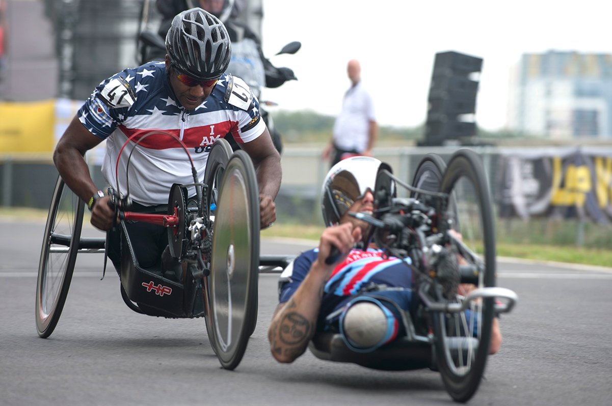 Paralympic cycling relay