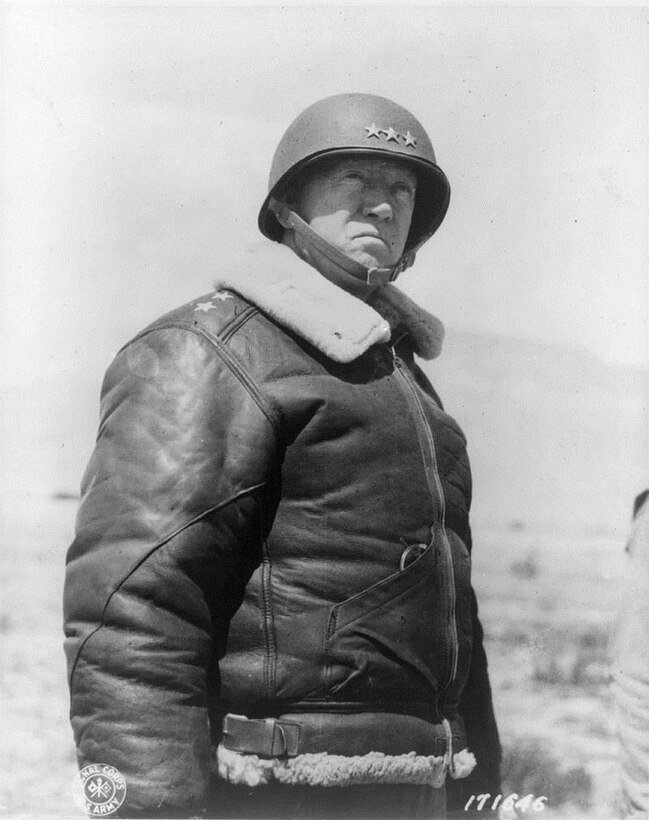 Lieutenant General George S. Patton, Jr., US Army, commanded Third Army in the breakout from Normandy, across France and into Germany in 1944-1945. US Army photo