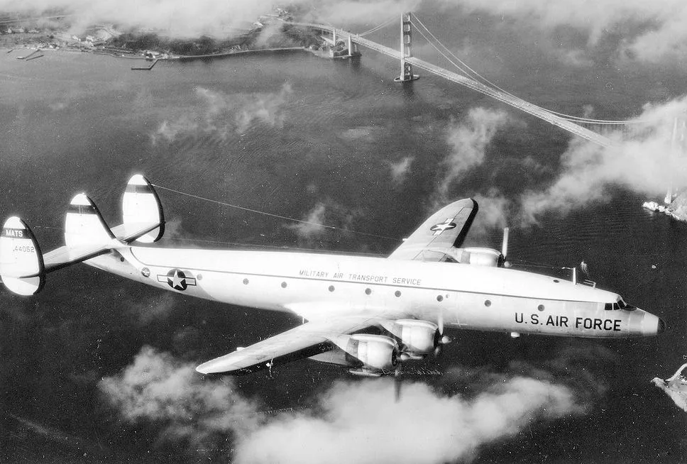 C-121G, air force, constellation trails, arizona, coffee or die
