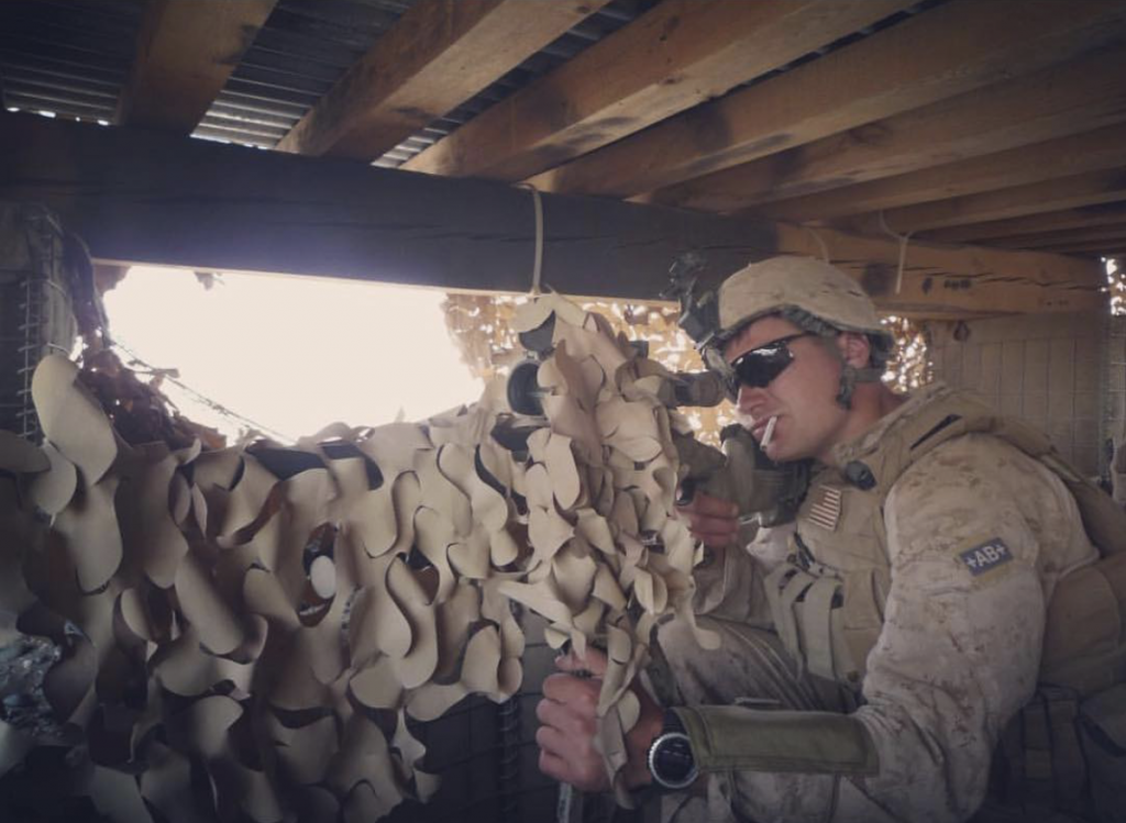 Logan Stark coffee or die Afghanistan Marine Corps Scout Sniper