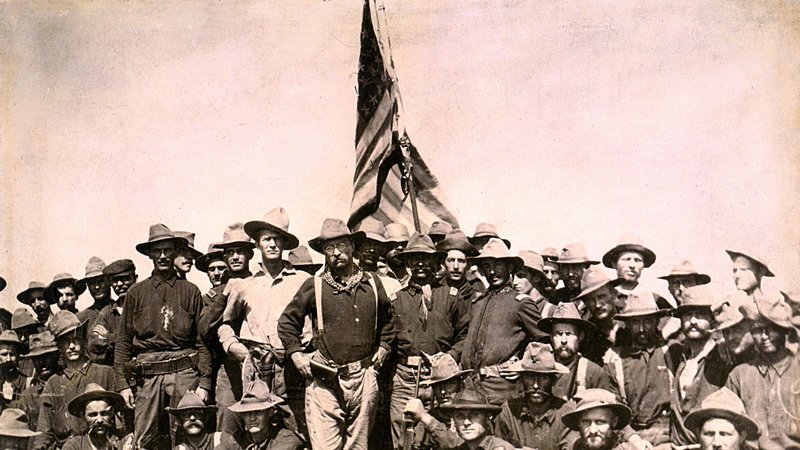 Presidents military careers Teddy Roosevelt